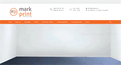 Desktop Screenshot of markprint.ro